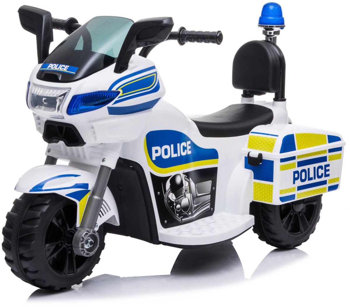 Elektrische Politie Motor voor Kinderen – 3 Wielen | LED & Sirene